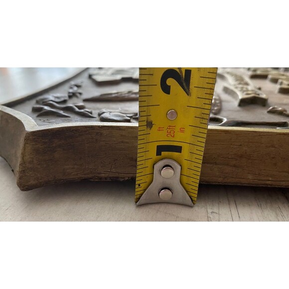 Vintage Heineken bieren Holland Beer Faux Wood Sign 12 x 11 Nec Pluribus Impar - Picture 7 of 7